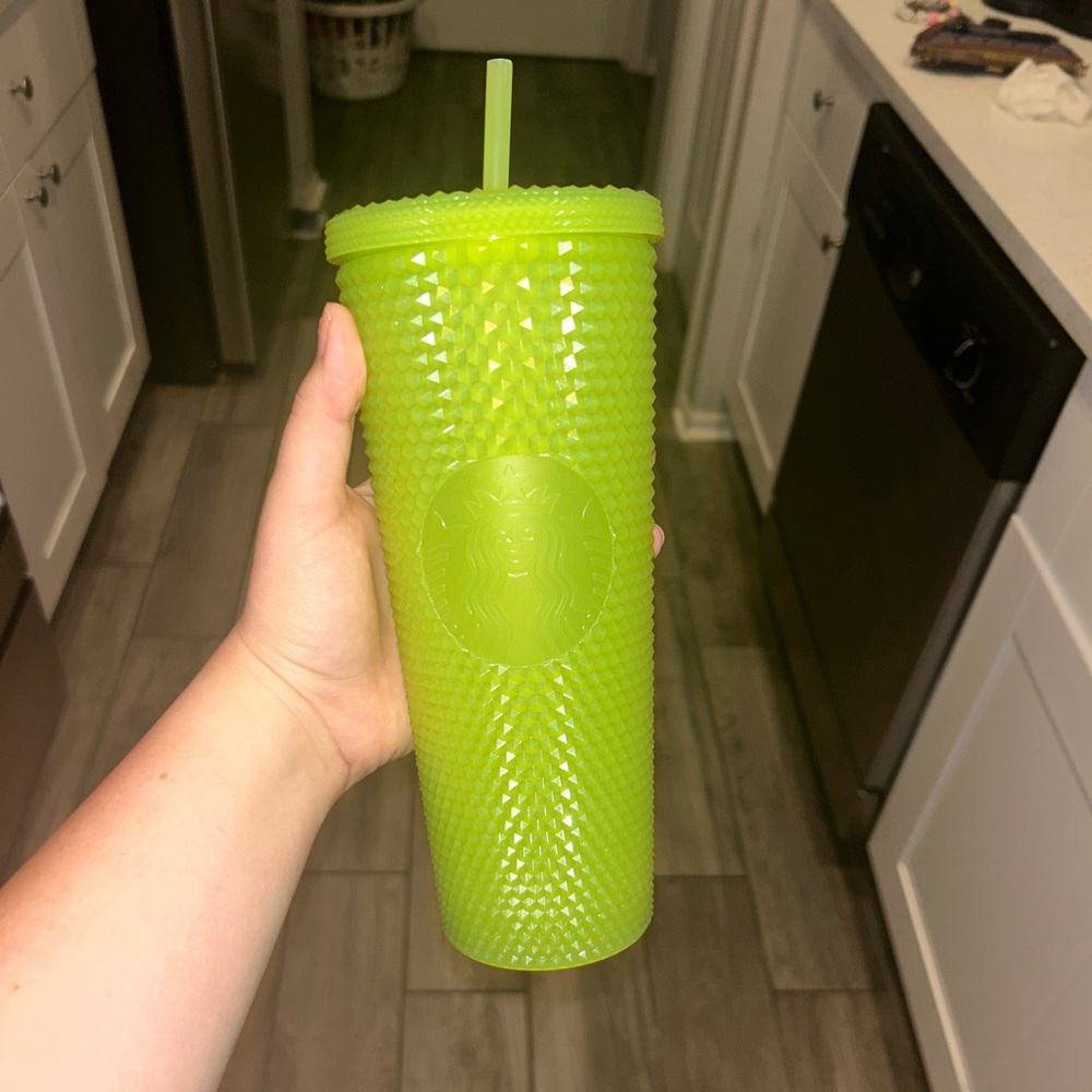 Venti starbucks studded glow in the dark cup